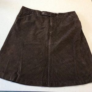 Brown Mini Skirt from Gap Size 16